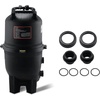 image:imageVEVOR 2026 Pro Pool Cartridge Filter System 100 SqFt Pool Filter for Inground amp Above Ground Pools Compatible WPumps 12HP1HP  Up to 6142 GPH Max Flow Pool Filters for Pools Up to 23775 GallonsCartridge Tank  Element