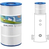 image:imageVEVOR 2026 Pro Pool Cartridge Filter System 100 SqFt Pool Filter for Inground amp Above Ground Pools Compatible WPumps 12HP1HP  Up to 6142 GPH Max Flow Pool Filters for Pools Up to 23775 GallonsElement Only