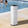 image:imageVEVOR 2026 Pro Pool Cartridge Filter System 100 SqFt Pool Filter for Inground amp Above Ground Pools Compatible WPumps 12HP1HP  Up to 6142 GPH Max Flow Pool Filters for Pools Up to 23775 GallonsElement Only