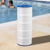 image:imageVEVOR 2026 Pro Pool Cartridge Filter System 100 SqFt Pool Filter for Inground amp Above Ground Pools Compatible WPumps 12HP1HP  Up to 6142 GPH Max Flow Pool Filters for Pools Up to 23775 GallonsElement Only