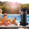 image:imageVEVOR 2026 Pro Pool Cartridge Filter System 100 SqFt Pool Filter for Inground amp Above Ground Pools Compatible WPumps 12HP1HP  Up to 6142 GPH Max Flow Pool Filters for Pools Up to 23775 GallonsCartridge Tank  Element