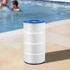image:imageVEVOR 2026 Pro Pool Cartridge Filter System 100 SqFt Pool Filter for Inground amp Above Ground Pools Compatible WPumps 12HP1HP  Up to 6142 GPH Max Flow Pool Filters for Pools Up to 23775 GallonsElement Only