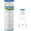 image:imageVEVOR 2026 Pro Pool Cartridge Filter System 100 SqFt Pool Filter for Inground amp Above Ground Pools Compatible WPumps 12HP1HP  Up to 6142 GPH Max Flow Pool Filters for Pools Up to 23775 GallonsElement Only