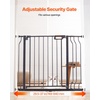 image:imageVEVOR 29546 Extra Wide Baby Gate for Stairs Auto Close Dog Gate for The House Easy Install Pressure Mounted Pet Gates for Doorways Easy Walk Thru Wide Safety Gate for Dog WhiteBlack