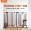 image:imageVEVOR 29546 Extra Wide Baby Gate for Stairs Auto Close Dog Gate for The House Easy Install Pressure Mounted Pet Gates for Doorways Easy Walk Thru Wide Safety Gate for Dog WhiteBlack