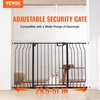 image:imageVEVOR 29546 Extra Wide Baby Gate for Stairs Auto Close Dog Gate for The House Easy Install Pressure Mounted Pet Gates for Doorways Easy Walk Thru Wide Safety Gate for Dog WhiteBlack