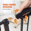 image:imageVEVOR 29546 Extra Wide Baby Gate for Stairs Auto Close Dog Gate for The House Easy Install Pressure Mounted Pet Gates for Doorways Easy Walk Thru Wide Safety Gate for Dog WhiteBlack