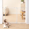 image:imageVEVOR 29546 Extra Wide Baby Gate for Stairs Auto Close Dog Gate for The House Easy Install Pressure Mounted Pet Gates for Doorways Easy Walk Thru Wide Safety Gate for Dog WhiteWhite