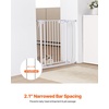 image:imageVEVOR 29546 Extra Wide Baby Gate for Stairs Auto Close Dog Gate for The House Easy Install Pressure Mounted Pet Gates for Doorways Easy Walk Thru Wide Safety Gate for Dog WhiteWhite