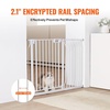 image:imageVEVOR 29546 Extra Wide Baby Gate for Stairs Auto Close Dog Gate for The House Easy Install Pressure Mounted Pet Gates for Doorways Easy Walk Thru Wide Safety Gate for Dog WhiteWhite