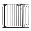 image:imageVEVOR 29546 Extra Wide Baby Gate for Stairs Auto Close Dog Gate for The House Easy Install Pressure Mounted Pet Gates for Doorways Easy Walk Thru Wide Safety Gate for Dog WhiteBlack