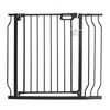 image:imageVEVOR 29546 Extra Wide Baby Gate for Stairs Auto Close Dog Gate for The House Easy Install Pressure Mounted Pet Gates for Doorways Easy Walk Thru Wide Safety Gate for Dog WhiteBlack