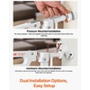 image:imageVEVOR 29546 Extra Wide Baby Gate for Stairs Auto Close Dog Gate for The House Easy Install Pressure Mounted Pet Gates for Doorways Easy Walk Thru Wide Safety Gate for Dog WhiteWhite
