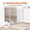 image:imageVEVOR 29546 Extra Wide Baby Gate for Stairs Auto Close Dog Gate for The House Easy Install Pressure Mounted Pet Gates for Doorways Easy Walk Thru Wide Safety Gate for Dog WhiteWhite