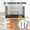 image:imageVEVOR 30 Inch Flight Bird Cage Stackable Bird Cage Parakeet Cage with SlideOut Tray and Handle Small Parrots Birdcage for Cockatiels Budgies Conure Macaw Finch Lovebirds Canaries PigeonsBlack