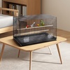 image:imageVEVOR 30 Inch Flight Bird Cage Stackable Bird Cage Parakeet Cage with SlideOut Tray and Handle Small Parrots Birdcage for Cockatiels Budgies Conure Macaw Finch Lovebirds Canaries PigeonsBlack