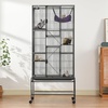 image:imageVEVOR 69 Rolling Metal Ferret Cage Large 4Tier Cage Small Animal Cage with Ramps amp Tray Easy to Set up for Pet Mice Hamster Guinea Pig Chinchilla Squirrel Hedgehogs Bunny