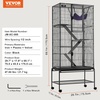 image:imageVEVOR 69 Rolling Metal Ferret Cage Large 4Tier Cage Small Animal Cage with Ramps amp Tray Easy to Set up for Pet Mice Hamster Guinea Pig Chinchilla Squirrel Hedgehogs Bunny