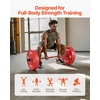 image:imageVEVOR 7FT6FT4FT Olympic Barbell Bar Fits 2Inch Weight Plates Barbell Bar with Knurled Grip for Strength Training Weightlifting Squat Deadlift Bench Press Curl Overhead Press 500lbs700lbs1000lbs Capacity4FT  500LBS