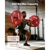 image:imageVEVOR 7FT6FT4FT Olympic Barbell Bar Fits 2Inch Weight Plates Barbell Bar with Knurled Grip for Strength Training Weightlifting Squat Deadlift Bench Press Curl Overhead Press 500lbs700lbs1000lbs Capacity4FT  500LBS