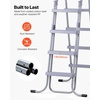 image:imageVEVOR Above Ground Pool Ladder 2Step Steel AFrame Swimming Pool Stairs for 33 in High Wall 300 lbs Capacity EntryExit Steps with Secure NonSlip Sturdy Wide Step Easy Setup Outdoor Gray4Step for 52 In