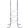image:imageVEVOR Above Ground Pool Ladder 2Step Steel AFrame Swimming Pool Stairs for 33 in High Wall 300 lbs Capacity EntryExit Steps with Secure NonSlip Sturdy Wide Step Easy Setup Outdoor Gray3Step for 42 In