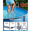 image:imageVEVOR Above Ground Pool Ladder 2Step Steel AFrame Swimming Pool Stairs for 33 in High Wall 300 lbs Capacity EntryExit Steps with Secure NonSlip Sturdy Wide Step Easy Setup Outdoor Gray2Step for 33 In