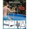 image:imageVEVOR Above Ground Pool Ladder 2Step Steel AFrame Swimming Pool Stairs for 33 in High Wall 300 lbs Capacity EntryExit Steps with Secure NonSlip Sturdy Wide Step Easy Setup Outdoor Gray4Step for 52 In