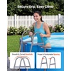 image:imageVEVOR Above Ground Pool Ladder 2Step Steel AFrame Swimming Pool Stairs for 33 in High Wall 300 lbs Capacity EntryExit Steps with Secure NonSlip Sturdy Wide Step Easy Setup Outdoor Gray2Step for 33 In