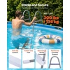 image:imageVEVOR Above Ground Pool Ladder 2Step Steel AFrame Swimming Pool Stairs for 33 in High Wall 300 lbs Capacity EntryExit Steps with Secure NonSlip Sturdy Wide Step Easy Setup Outdoor Gray3Step for 42 In