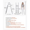 image:imageVEVOR Above Ground Pool Ladder 2Step Steel AFrame Swimming Pool Stairs for 33 in High Wall 300 lbs Capacity EntryExit Steps with Secure NonSlip Sturdy Wide Step Easy Setup Outdoor Gray4Step for 52 In