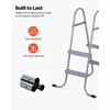 image:imageVEVOR Above Ground Pool Ladder 2Step Steel AFrame Swimming Pool Stairs for 33 in High Wall 300 lbs Capacity EntryExit Steps with Secure NonSlip Sturdy Wide Step Easy Setup Outdoor Gray2Step for 33 In