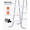 image:imageVEVOR Above Ground Pool Ladder 2Step Steel AFrame Swimming Pool Stairs for 33 in High Wall 300 lbs Capacity EntryExit Steps with Secure NonSlip Sturdy Wide Step Easy Setup Outdoor Gray3Step for 42 In