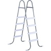 image:imageVEVOR Above Ground Pool Ladder 2Step Steel AFrame Swimming Pool Stairs for 33 in High Wall 300 lbs Capacity EntryExit Steps with Secure NonSlip Sturdy Wide Step Easy Setup Outdoor Gray4Step for 48 In