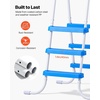 image:imageVEVOR Above Ground Pool Ladder 2Step Steel AFrame Swimming Pool Stairs for 33 in High Wall 300 lbs Capacity EntryExit Steps with Secure NonSlip Sturdy Wide Step Easy Setup Outdoor Gray3Step for 36 In