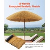 image:imageVEVOR Artificial Thatch Grass Roof 16 x 164 ft Mexican Style Tiki Bar Hut Skirt Thatch Roofing Roll Waterproof amp FireResistant Palapa Duck Blind Grass for Patio Pool Beach Hawaiian Party DcorThatch Style