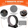 image:imageVEVOR Cat Exercise Wheel 48 in Wooden Cat Running Wheel for Indoor Cats up to 28 lbs Cats Treadmill with Carpeted Runway amp Locking Mechanism Quiet Roller Kitten Sport Toys for Pets Fitness amp HealthNatural Wood433in