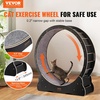 image:imageVEVOR Cat Exercise Wheel 48 in Wooden Cat Running Wheel for Indoor Cats up to 28 lbs Cats Treadmill with Carpeted Runway amp Locking Mechanism Quiet Roller Kitten Sport Toys for Pets Fitness amp HealthNatural Wood433in