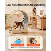 image:imageVEVOR Cat Exercise Wheel 48 in Wooden Cat Running Wheel for Indoor Cats up to 28 lbs Cats Treadmill with Carpeted Runway amp Locking Mechanism Quiet Roller Kitten Sport Toys for Pets Fitness amp HealthWood grain color