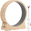 image:imageVEVOR Cat Exercise Wheel 48 in Wooden Cat Running Wheel for Indoor Cats up to 28 lbs Cats Treadmill with Carpeted Runway amp Locking Mechanism Quiet Roller Kitten Sport Toys for Pets Fitness amp HealthWood grain color