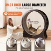 image:imageVEVOR Cat Exercise Wheel 48 in Wooden Cat Running Wheel for Indoor Cats up to 28 lbs Cats Treadmill with Carpeted Runway amp Locking Mechanism Quiet Roller Kitten Sport Toys for Pets Fitness amp HealthNatural Wood433in