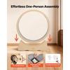 image:imageVEVOR Cat Exercise Wheel 48 in Wooden Cat Running Wheel for Indoor Cats up to 28 lbs Cats Treadmill with Carpeted Runway amp Locking Mechanism Quiet Roller Kitten Sport Toys for Pets Fitness amp HealthWood grain color