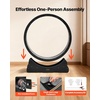 image:imageVEVOR Cat Exercise Wheel 48 in Wooden Cat Running Wheel for Indoor Cats up to 28 lbs Cats Treadmill with Carpeted Runway amp Locking Mechanism Quiet Roller Kitten Sport Toys for Pets Fitness amp HealthJet Black