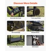 image:imageVEVOR Charcoal Grill 780 sqin ExtraLarge Charcoal Barbecue Grill with 2 Liftable Charcoal Trays amp Folding Side Tables HighTemp PowderCoated Steel BBQ Cooking Grills for Patio Backyard PartiesBlack