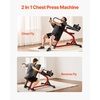 image:imageVEVOR Chest Press Machine Incline Chest Fly and Rear Delt Fly Machine 450 LBS Chest Machine Adjustable Fitness Bench Press Machine Home Gym Equipment for Upper Body Strength Training Machine