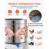 image:imageVEVOR Chicken Plucker Machine 197 in Drum 750W amp 275RPM Electric Chicken Plucking Machine with 98 Soft Fingers amp Transport Wheels Stainless Steel Feather Remover for Processing 2 Chicks OnceSilver