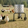 image:imageVEVOR Chicken Plucker Machine 197 in Drum 750W amp 275RPM Electric Chicken Plucking Machine with 98 Soft Fingers amp Transport Wheels Stainless Steel Feather Remover for Processing 2 Chicks Once3 Legs  20 in