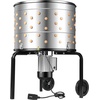 image:imageVEVOR Chicken Plucker Machine 197 in Drum 750W amp 275RPM Electric Chicken Plucking Machine with 98 Soft Fingers amp Transport Wheels Stainless Steel Feather Remover for Processing 2 Chicks Once3 Legs  256 in