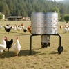 image:imageVEVOR Chicken Plucker Machine 197 in Drum 750W amp 275RPM Electric Chicken Plucking Machine with 98 Soft Fingers amp Transport Wheels Stainless Steel Feather Remover for Processing 2 Chicks Once3 Legs  256 in