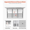 image:imageVEVOR Concession Window Aluminum Alloy Frame Service Windows for Food Truck Up to 85 Degrees Stand Serving Window with Awning Door and Drag Hook 3 upampdown sliding windows 60x36in